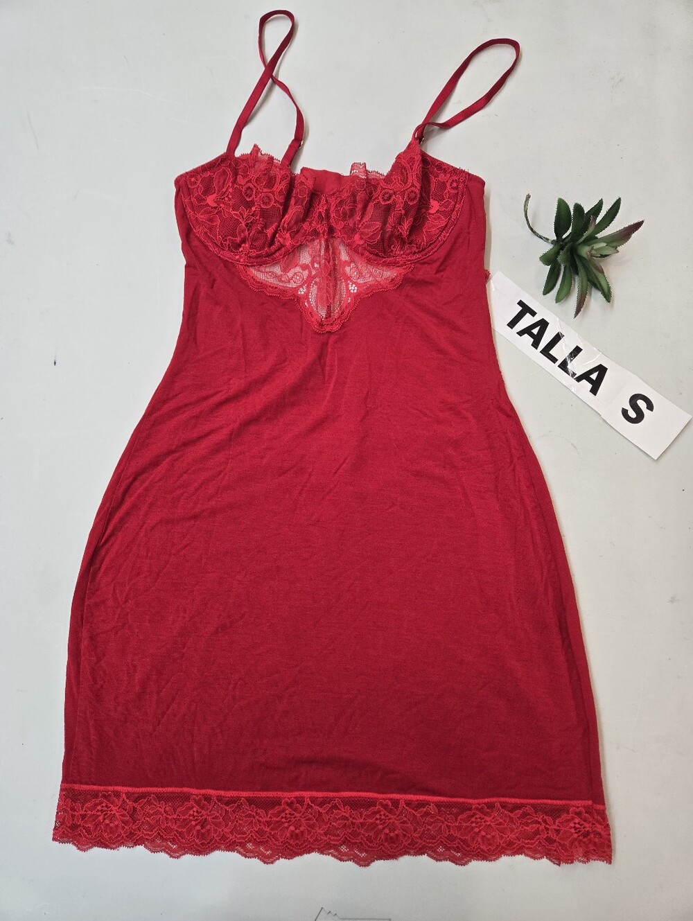 Victoria's Secret Modal & Lace Cupped Mini Slip
